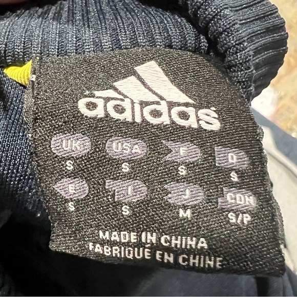 Adidas Track Jacket Sportswear Zip Up Running Soccer Athletic Jacket - Picture 5 of 5